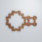Ekena Millwork Extra Small Cordova Decorative Fretwork Wood Wall Panels, Walnut, 11 1/8"W x 7 3/8"H x 3/8"T WALW08X08X0375CRVWA - alternate 2